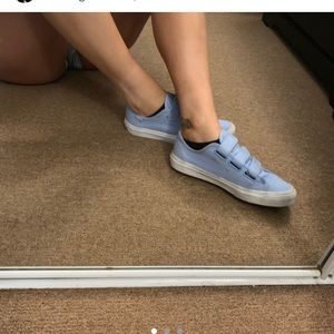 Vans blue Velcro size 8 1/2 women’s